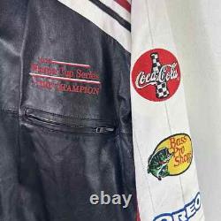Dale Earnhardt Sr Veste de Course Wilson Leather Chase Authentics #3 NASCAR Grande