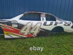 Dale Jarrett 2007 #44 tôle de porte utilisée en course, côté complet, NASCAR HOF