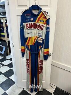 Dale Jarrett #32 Band Aid Nascar Winston Cup Combinaison de course utilisée par le pilote entière