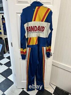 Dale Jarrett #32 Band Aid Nascar Winston Cup Combinaison de course utilisée par le pilote entière