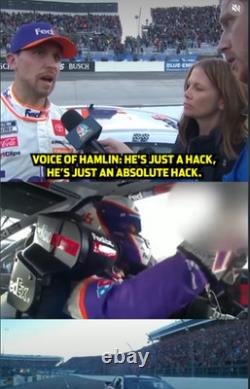 Denny Hamlin 2021 Martinsville Combat Panneau de Contingence #11 Tôle de Course Utilisée
