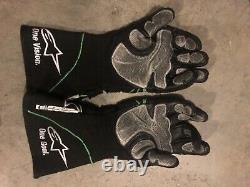 Denny Hamlin Jordan Alpinestars Fedex #11 Jgr Nascar Race Gants De Pilotes D’occasion