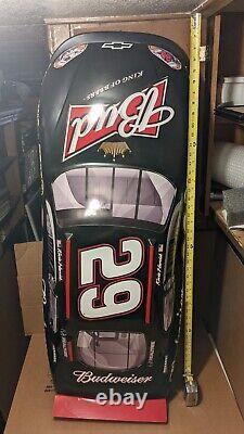 ÉNORME 46 RARE Kevin Harvick #29 NASCAR Budweiser Race Car Affichage en magasin Parfait