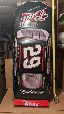 ÉNORME 46 RARE Kevin Harvick #29 NASCAR Budweiser Race Car Affichage en magasin Parfait