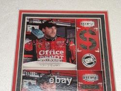 Ensemble complet de cartes de pneus utilisés lors de la course Spellbound 2011 de Tony Stewart SHR NASCAR
