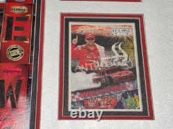 Ensemble complet de cartes de pneus utilisés lors de la course Spellbound 2011 de Tony Stewart SHR NASCAR