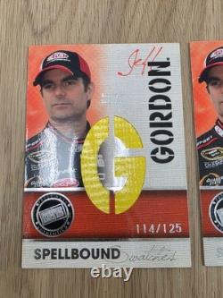 Ensemble de housses de voiture utilisées lors de la course Spellbound 2010 de Jeff Gordon Hendrick NASCAR