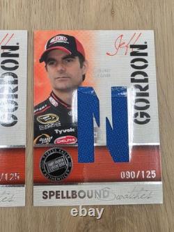 Ensemble de housses de voiture utilisées lors de la course Spellbound 2010 de Jeff Gordon Hendrick NASCAR