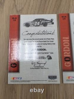 Ensemble de housses de voiture utilisées lors de la course Spellbound 2010 de Jeff Gordon Hendrick NASCAR