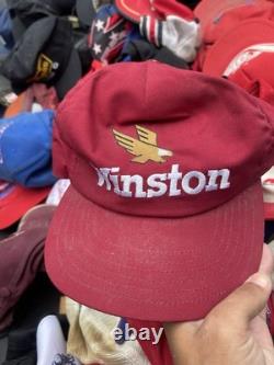 Ensemble de plus de 150 casquettes vintage NASCAR/automobile, conditions variées AUTRES STYLES ÉGALEMENT