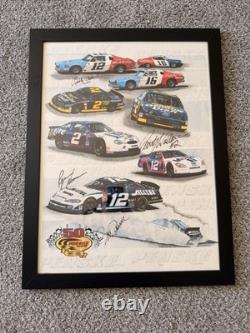 Équipe Penske 50 victoires impression automobile NASCAR Ryan Newman Rusty Wallace Bobby Allison