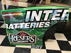 Erik Jones #20 Batteries Interstate Nascar Race Panneau Qtr Arrière En Tôle D'occasion