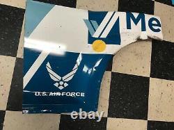 Erik Jones #43 Médaillon Bank Air Force Nascar Race Used Sheetmetal