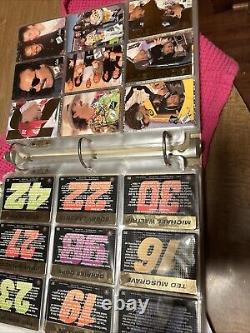 Fans de Course Lot de 207 Cartes de Course NASCAR en Excellent État dans un Dossier