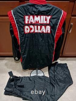 Fitz Bradshaw Family Dollar Course Utilisé Lrg Combinaison de Piste de l'Équipe NASCAR Ted Musgrave