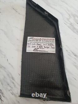 Guns n Roses 2023 Daytona 500 Erik Jones Feuille de tôle authentifiée NASCAR COA Slash