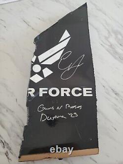 Guns n Roses 2023 Daytona 500 Erik Jones Tôle Autographiée NASCAR COA Slash