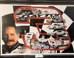 Héritage Earnhardt par Jim Moot Signé #36/9800 LE Impression NASCAR DALE EARNHARDT
