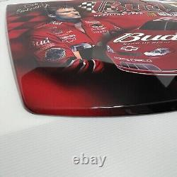 Hoods de Dale Earnhardt Sr & Jr Grande Métal Rare HTF NASCAR 29x23 VTG Redline Hood