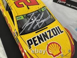 JOEY LOGANO Signé #22 SHELL PENNZOIL Victoire de Martinsville 2018 Fusion 1/409 MINT