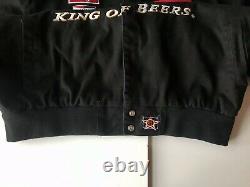 J. H. Design Dale Earnhardt Jr #8 Size 2xl Black Budweiser Jacket 2007 Nascar