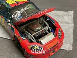 Jeff Gordon 2005 Color Chrome #24 Victoire de la course Daytona Dupont Méga Rare Signée