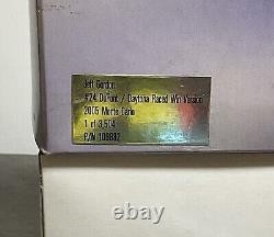 Jeff Gordon 2005 Color Chrome #24 Victoire de la course Daytona Dupont Méga Rare Signée