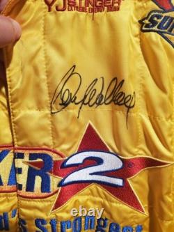 Kenny Wallace Combinaison de Course NASCAR Utilisée Signée Autographiée Stacker 2 COMBINAISON DE PILOTE