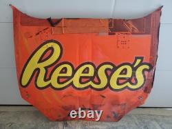 Kevin Harvick 2005 Carrosserie de course utilisée #21 Reese's Nascar tôle de capot accident de Dover