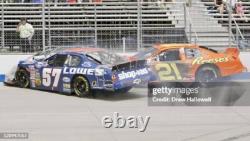 Kevin Harvick 2005 Carrosserie de course utilisée #21 Reese's Nascar tôle de capot accident de Dover