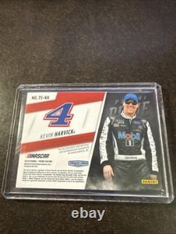 Kevin Harvick 2019 Prime Timeline Signature Ru Autographe sur carte Patch de nom /10