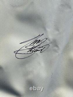 Kevin Harvick #4 2015 Banderole de mur de stand utilisée en course de Nascar signée Jimmy Johns