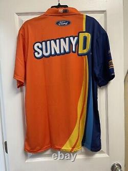 Kevin Harvick #4 Sunny D Nascar Course Utilisé Nouvelle Chemise d'Équipe de Stand Taille XL #060