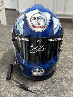 Kevin Harvick a signé le casque de taille réelle de la réplique du casque de la NASCAR #4 Busch Beer de 2016 de Brandart