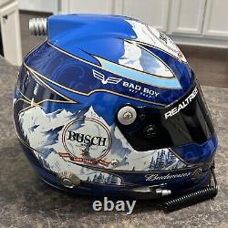 Kevin Harvick a signé le casque de taille réelle de la réplique du casque de la NASCAR #4 Busch Beer de 2016 de Brandart