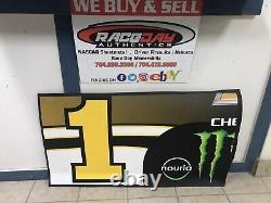 Kurt Busch #1 Chevrolet Accessoires 2021 Nascar Race Panneau De Porte En Tôle D'occasion