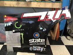 Kurt Busch Monster Haas State Nascar Race Used Feuilletmetal Quarter Panel Shr