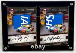 Kyle Busch (2) 2016 Signatures sur tôle Torque Racing /51 avec étui