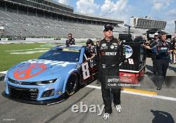 Kyle Busch #8 2025 Atlanta Feuille de Contingence Métallique Utilisée en Course NASCAR