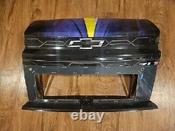 Kyle Busch 8 Panneau central de nez en métal utilisé en course Chevrolet Darlington NASCAR