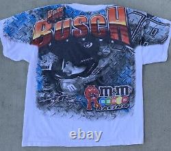 Kyle Busch M&m's Racing All Over Print Graphics Nascar Chase Authentics XL