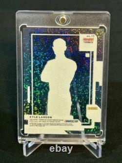 Kyle Larson 2023 Clearly Donruss Noir Étincelle 1/1