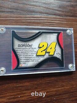 Lot Jeff Gordon / Une liste unique en son genre. Autographe, bannière utilisée lors de courses, cartes rares.