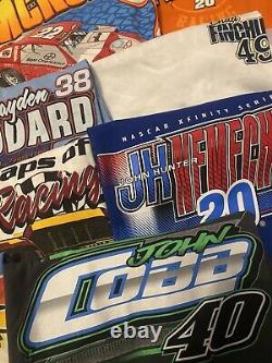 Lot de 27 T-shirts NASCAR Racing d'occasion avec impression aléatoire, idéal pour la revente #2