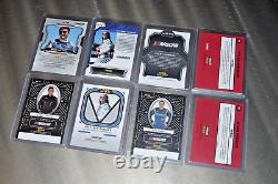 Lot de cartes de course automobile Panini Nascar 74x insérées parallèles relics numéro de série # SP