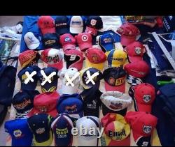 Lot en vrac de 30 casquettes de NASCAR vintage Bill Elliott, Casey Atwood, Kasey Kahne, etc.