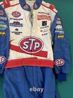 MARK BUNDY 1999 STP CREW FIRESUIT Jeu utilisé/porté NASCAR PETTY RACING COA