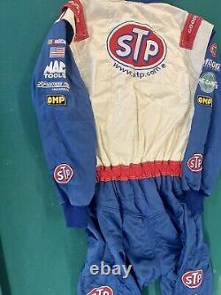 MARK BUNDY 1999 STP CREW FIRESUIT Jeu utilisé/porté NASCAR PETTY RACING COA