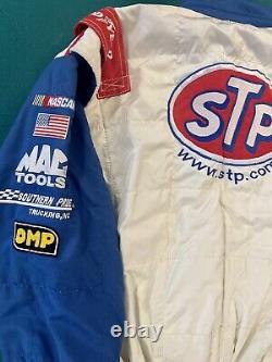 MARK BUNDY 1999 STP CREW FIRESUIT Jeu utilisé/porté NASCAR PETTY RACING COA