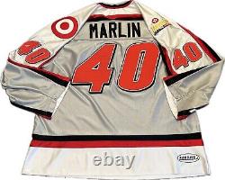 Maillot vintage style hockey NASCAR des années 90 'CRAZY' de Sterling Marlin pour hommes avec le logo COORS LIGHT